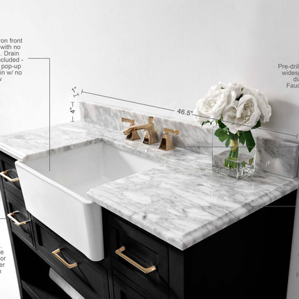Hayley 48" Bath Vanity Set Ancerre Designs