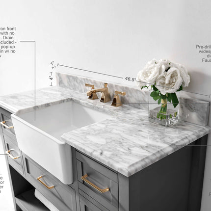 Hayley 48" Bath Vanity Set Ancerre Designs