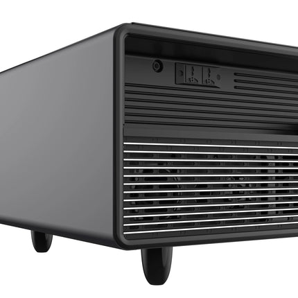 Forno Evoluto Tavolo 51-Inch Black Smart Coffee Table – Dual Refrigerator Drawers, Bluetooth 5.0 Audio, Wireless Charging & RGB Ambient Light FORNO