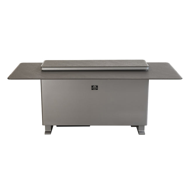 Elevato Smart Bar Table, Sandstone Black, 5.3 cu.ft fridge and freezer with Bluetooth control FORNO