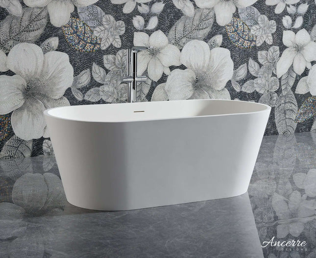 Tranquil Freestanding Solid Surface Bathtub Ancerre Designs