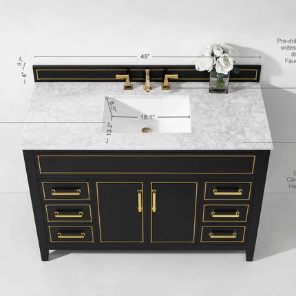 Aspen 48" Bath Vanity Set Ancerre Designs