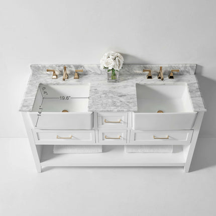 Hayley 60" Bath Vanity Set Ancerre Designs