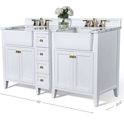 Adeline 60" Bath Vanity Set Ancerre Designs