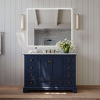 Heritage Blue | Brushed Gold Hardware