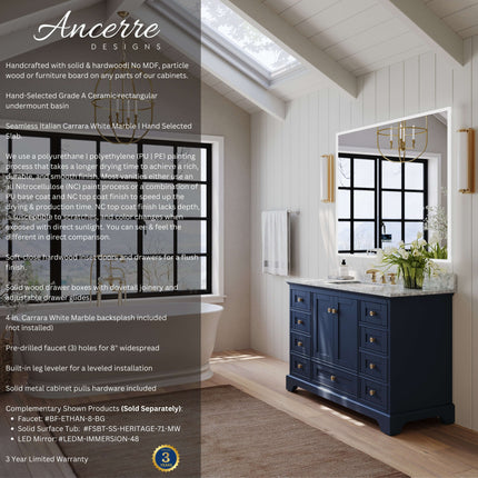 Audrey 48" Bath Vanity Set Ancerre Designs