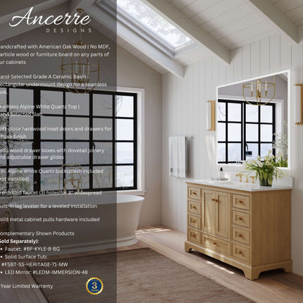 Audrey 48" Bath Vanity Set Ancerre Designs