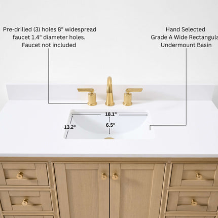 Audrey 48" Bath Vanity Set Ancerre Designs