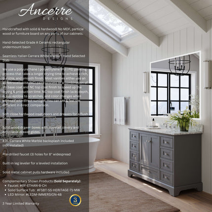 Audrey 48" Bath Vanity Set Ancerre Designs