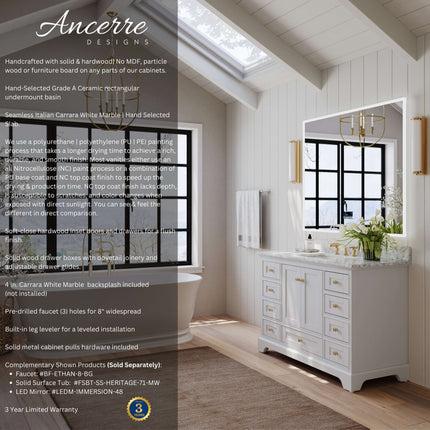 Audrey 48" Bath Vanity Set Ancerre Designs