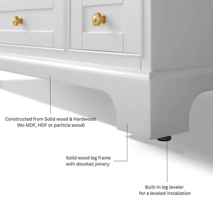 Audrey 84" Bath Vanity Set Ancerre Designs