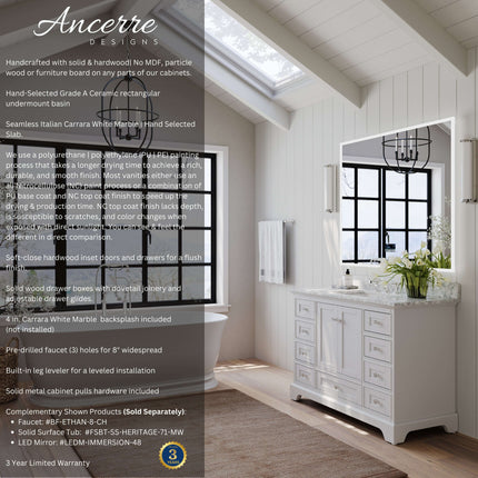 Audrey 48" Bath Vanity Set Ancerre Designs