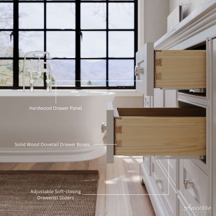Audrey 48" Bath Vanity Set Ancerre Designs