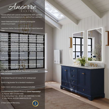 Audrey 60" Bath Vanity Set Ancerre Designs