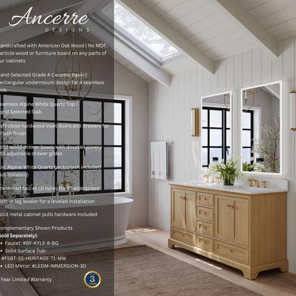 Audrey 60" Bath Vanity Set Ancerre Designs