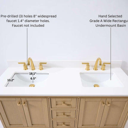 Audrey 48" Bath Vanity Set Ancerre Designs