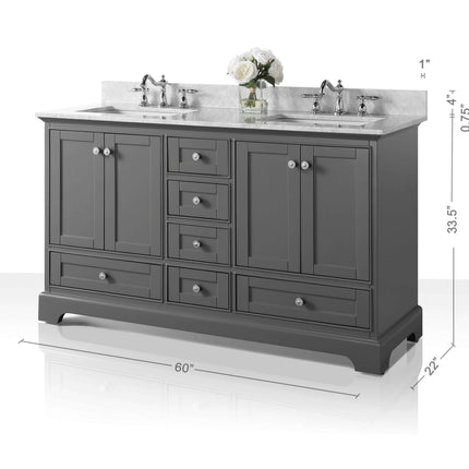 Audrey 60" Bath Vanity Set Ancerre Designs