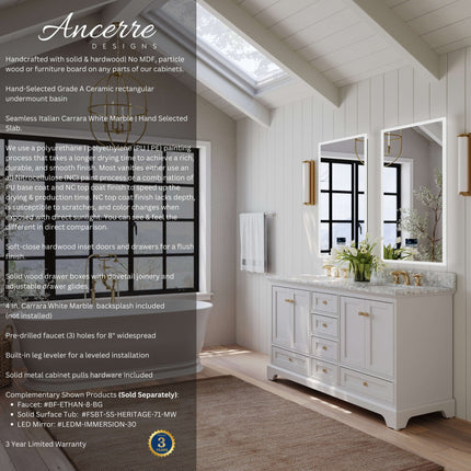 Audrey 60" Bath Vanity Set Ancerre Designs