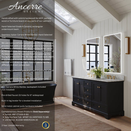 Audrey 66" Bath Vanity Set Ancerre Designs