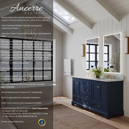 Audrey 66" Bath Vanity Set Ancerre Designs