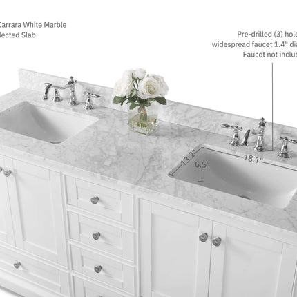 Audrey 72" Bath Vanity Set Ancerre Designs