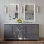 Sapphire Gray | Brushed Nickel Hardware