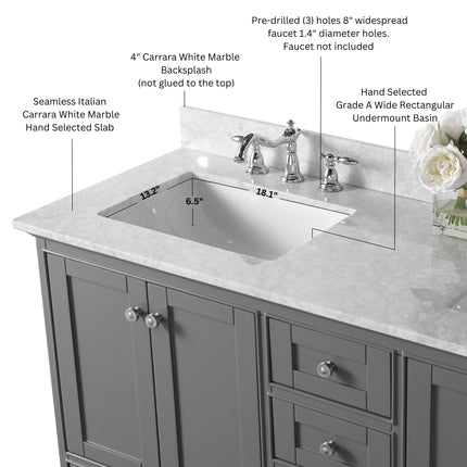Audrey 66" Bath Vanity Set Ancerre Designs