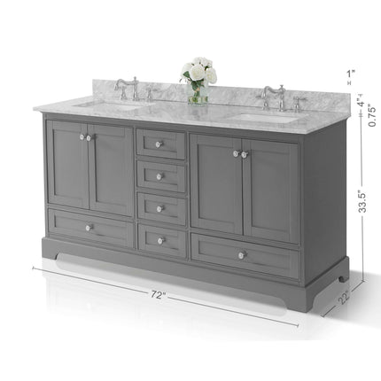 Audrey 72" Bath Vanity Set Ancerre Designs