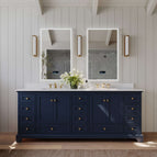Heritage Blue | Brushed Gold Hardware