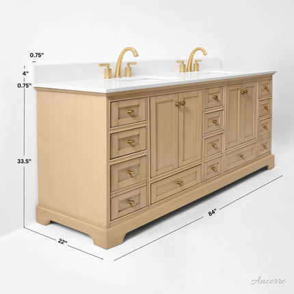 Audrey 84" Bath Vanity Set Ancerre Designs