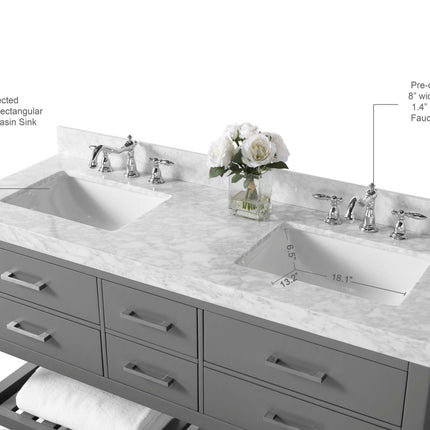 Elizabeth 60" Bath Vanity Set Ancerre Designs