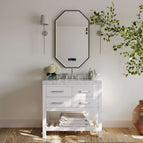 White | Brushed Nickel Hardware