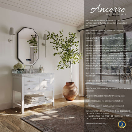 Elizabeth 36" Bath Vanity Set Ancerre Designs