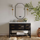 Black Onyx | Brushed Gold Hardware