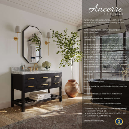 Elizabeth 48" Bath Vanity Set Ancerre Designs