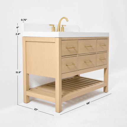 Elizabeth 48" Bath Vanity Set Ancerre Designs