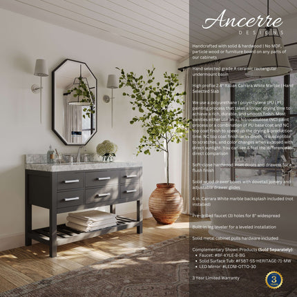 Elizabeth 48" Bath Vanity Set Ancerre Designs