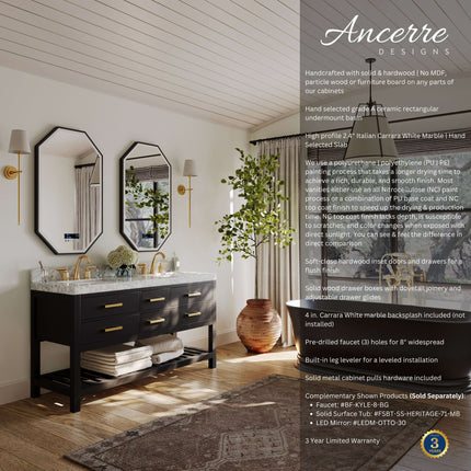 Elizabeth 60" Bath Vanity Set Ancerre Designs