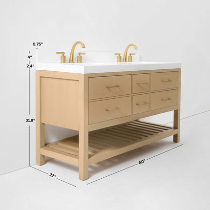Elizabeth 60" Bath Vanity Set Ancerre Designs