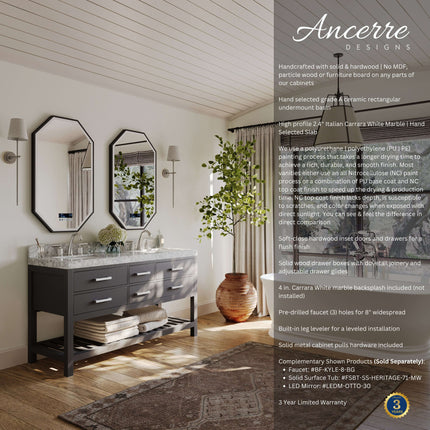 Elizabeth 60" Bath Vanity Set Ancerre Designs