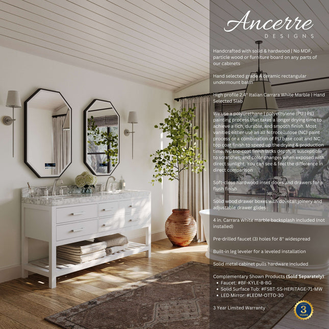 Elizabeth 60" Bath Vanity Set Ancerre Designs