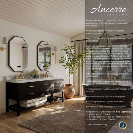 Elizabeth 72" Bath Vanity Set Ancerre Designs