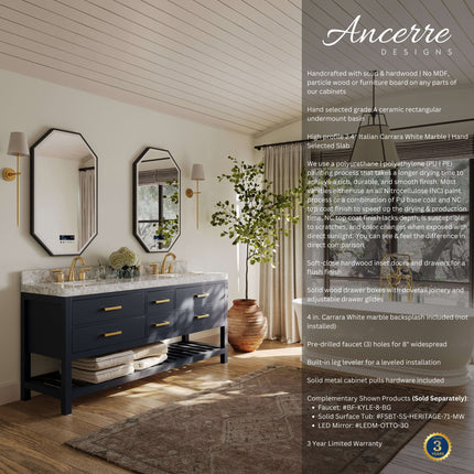 Elizabeth 72" Bath Vanity Set Ancerre Designs