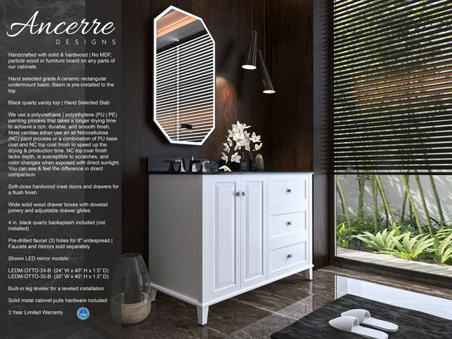 Hannah 48"  Bath Vanity Set Ancerre Designs