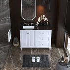 White | Brushed Nickel Hardware