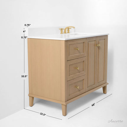 Hannah 48"  Bath Vanity Set Ancerre Designs
