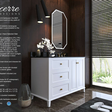 Hannah 48"  Bath Vanity Set Ancerre Designs