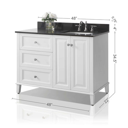 Hannah 48"  Bath Vanity Set Ancerre Designs