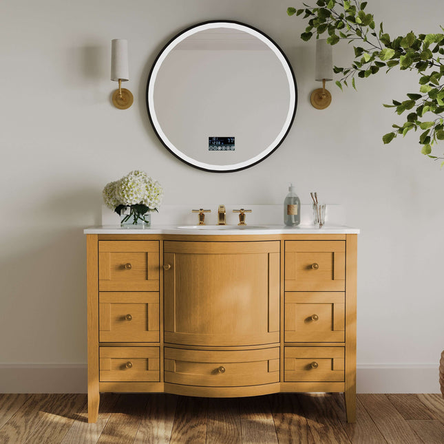 Lauren Bathroom Vanity Collection in Sienna Finish Ancerre Designs