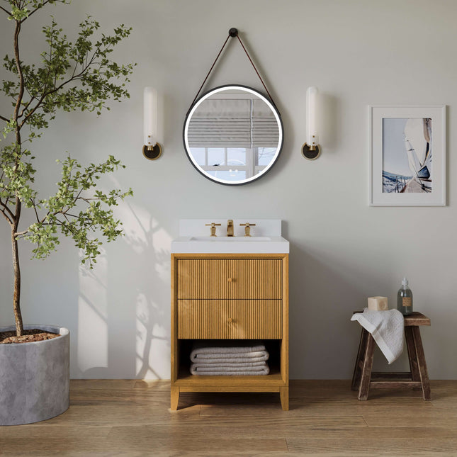 Momo Bathroom Vanity Collection in Sienna Finish Ancerre Designs